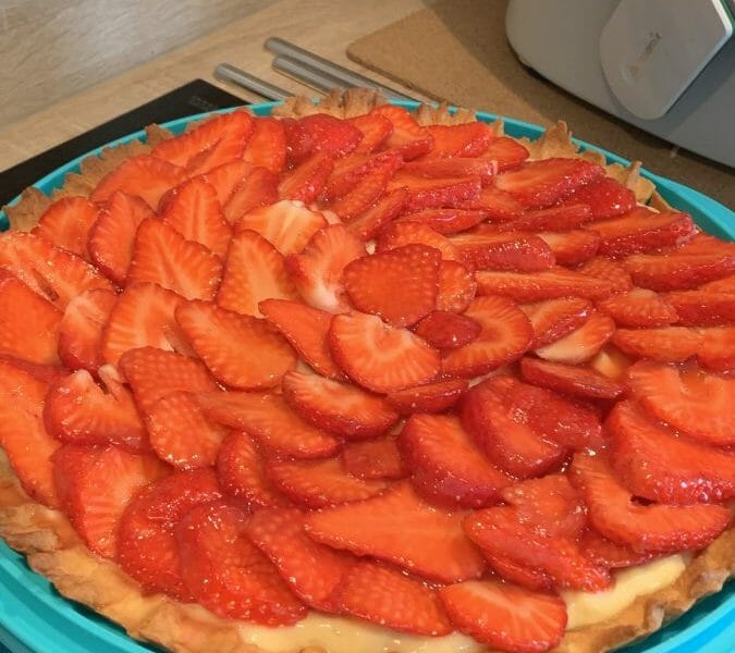 Cliquez pour zoomer ! Tarte aux fraises Thermomix par Fralma