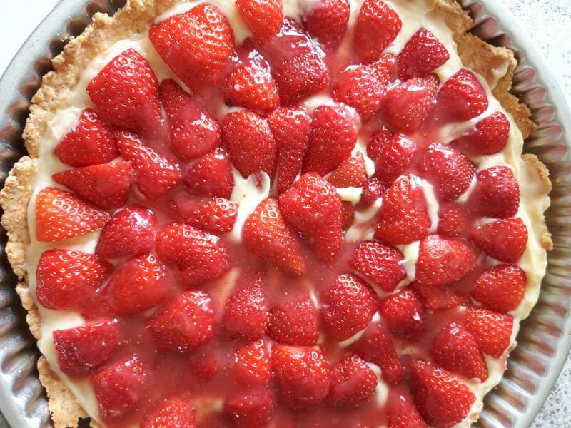 Cliquez pour zoomer ! Tarte aux fraises Thermomix par Sosso35