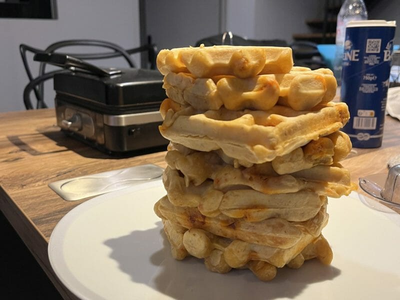 Cliquez pour zoomer ! Gaufres au chorizo Thermomix par margot_33