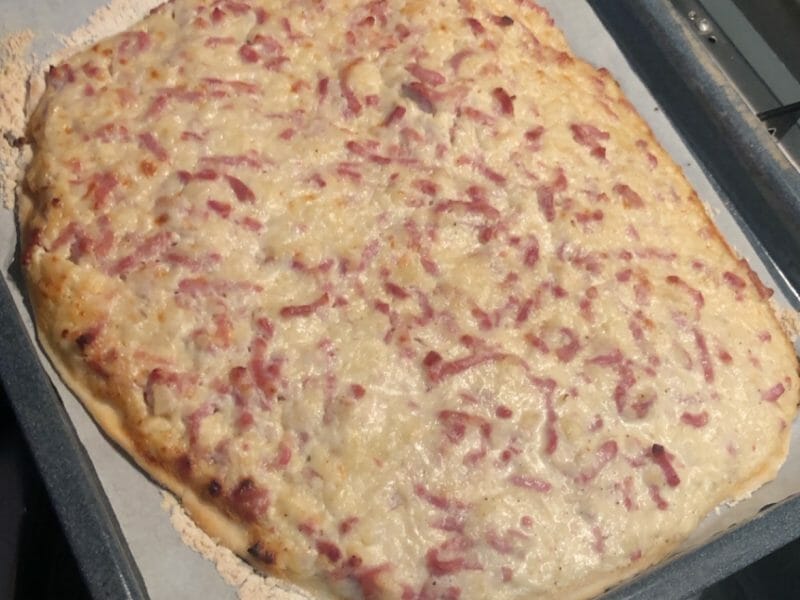 Cliquez pour zoomer ! Flammekueche traditionnelle Thermomix par marionbarbier