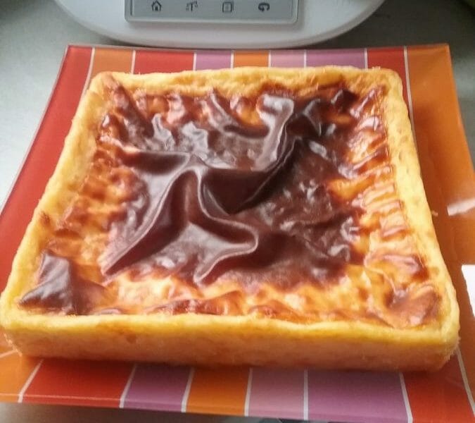 Cliquez pour zoomer ! Flan pâtissier sans pâte Thermomix par Mafamaya