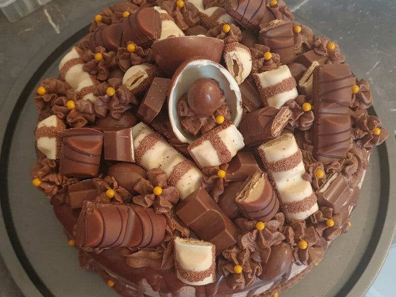 Cliquez pour zoomer ! Layer cake Kinder Bueno Thermomix par vaness288