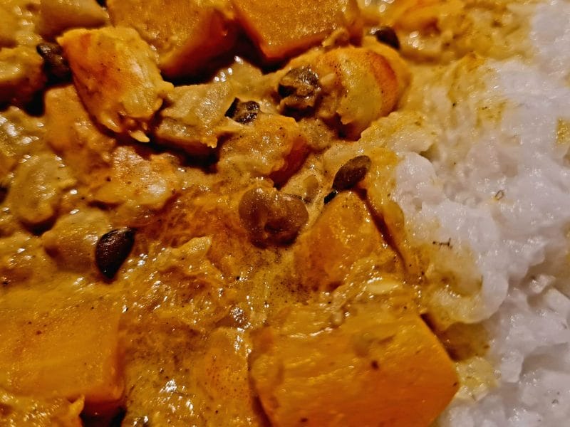 Cliquez pour zoomer ! Curry de butternut, pois chiches et lentilles Thermomix par stephi7289