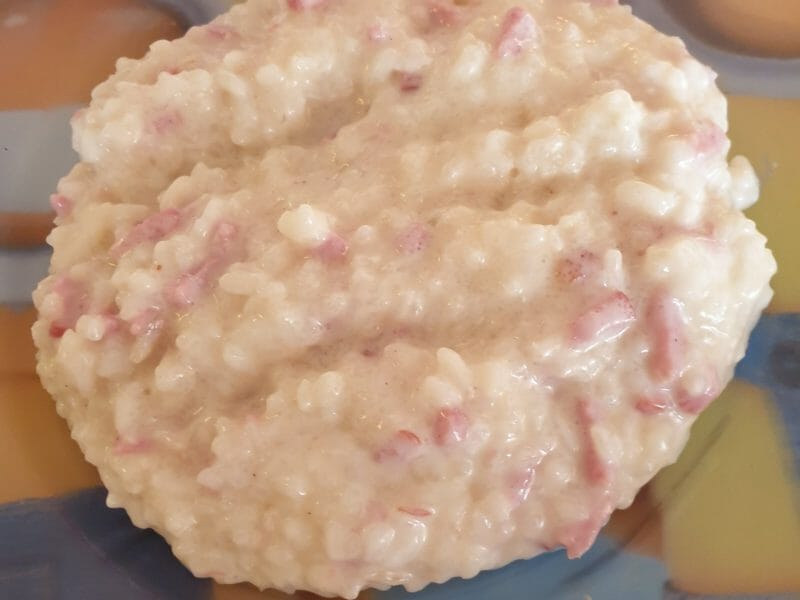 Cliquez pour zoomer ! Risotto façon carbonara Thermomix par mel_tahia