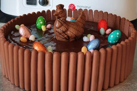 Cliquez pour zoomer ! Gâteau lapin de Pâques Thermomix par clementine_34