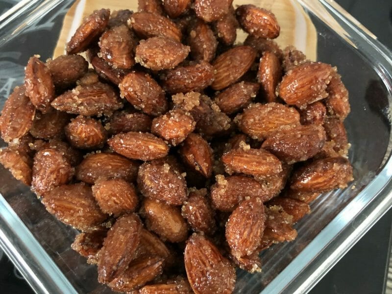 Cliquez pour zoomer ! Amandes grillées à la cannelle et au miel Thermomix par marion_258