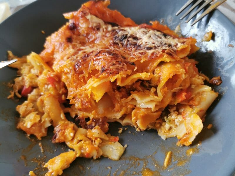 Cliquez pour zoomer ! Lasagnes au poulet et poivrons Thermomix par juju2a