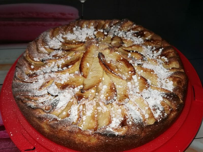 Cliquez pour zoomer ! Gâteau aux pommes et mascarpone Thermomix par juju2a