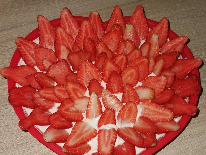Cliquez pour zoomer ! Tarte aux fraises sans cuisson Thermomix par juju2a