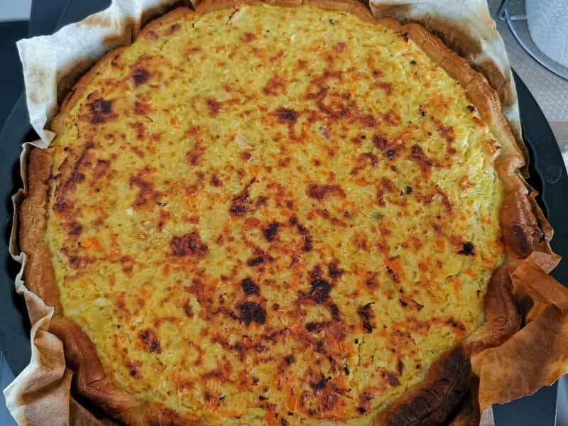 Cliquez pour zoomer ! Tarte courgettes et carottes Thermomix par juju2a