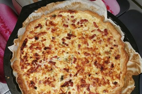 Cliquez pour zoomer ! Quiche aux choux de Bruxelles et lardons Thermomix par juju2a