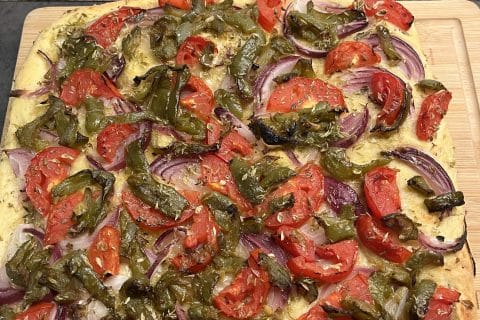 Cliquez pour zoomer ! Focaccia aux oignons Thermomix par mag2677