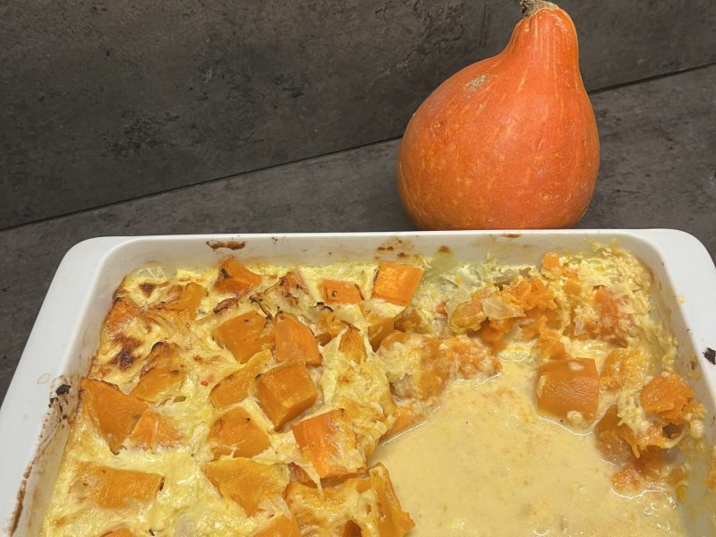 Cliquez pour zoomer ! Gratin de potiron et patate douce au comté Thermomix par mag2677