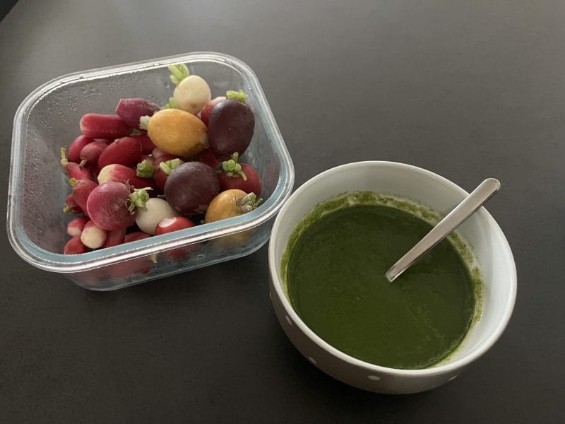 Cliquez pour zoomer ! Velouté aux fanes de radis Thermomix par mag2677