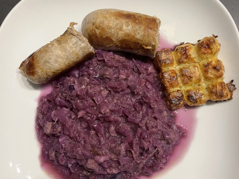 Cliquez pour zoomer ! Chou rouge, lardons et pommes Thermomix par mag2677