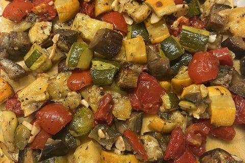 Cliquez pour zoomer ! Salade aubergines, courgettes et tomates Thermomix par mag2677