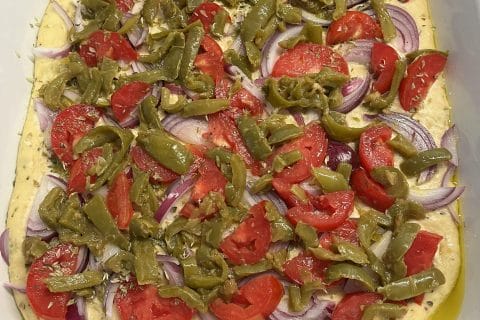 Cliquez pour zoomer ! Focaccia aux oignons Thermomix par mag2677