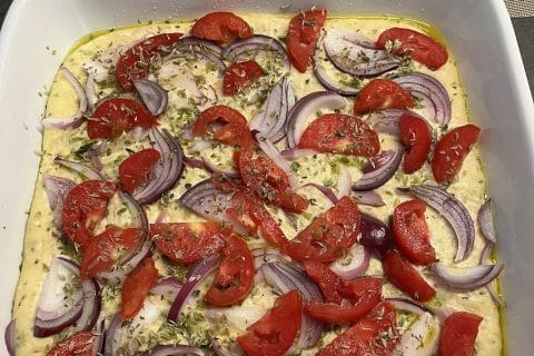Cliquez pour zoomer ! Focaccia aux oignons Thermomix par mag2677