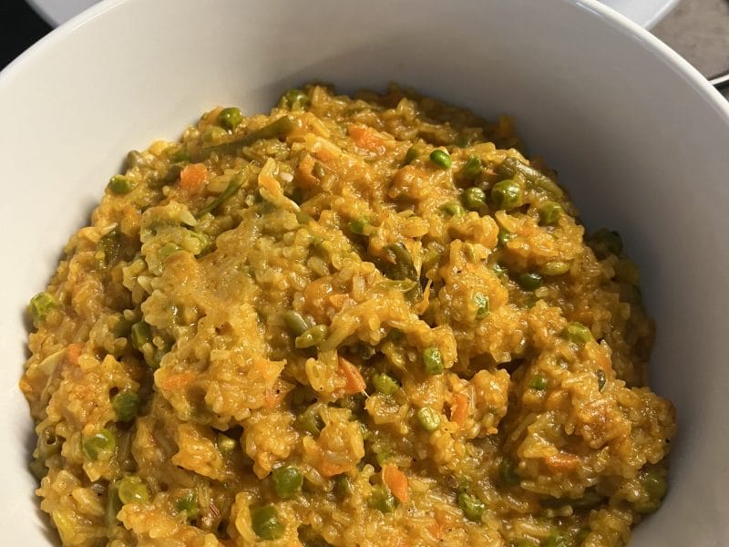 Cliquez pour zoomer ! Riz safrané aux petits légumes Thermomix par mag2677