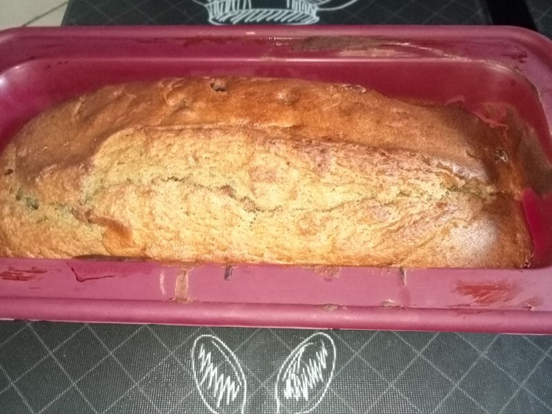 Cliquez pour zoomer ! Cake banane et pépites de chocolat Thermomix par renard