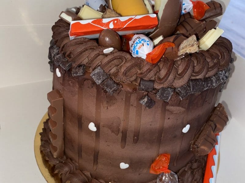 Cliquez pour zoomer ! Layer cake Kinder Bueno Thermomix par Jihaan