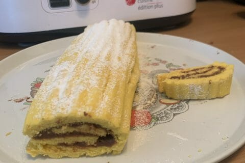 Cliquez pour zoomer ! Roulé au nutella Thermomix par pepette33