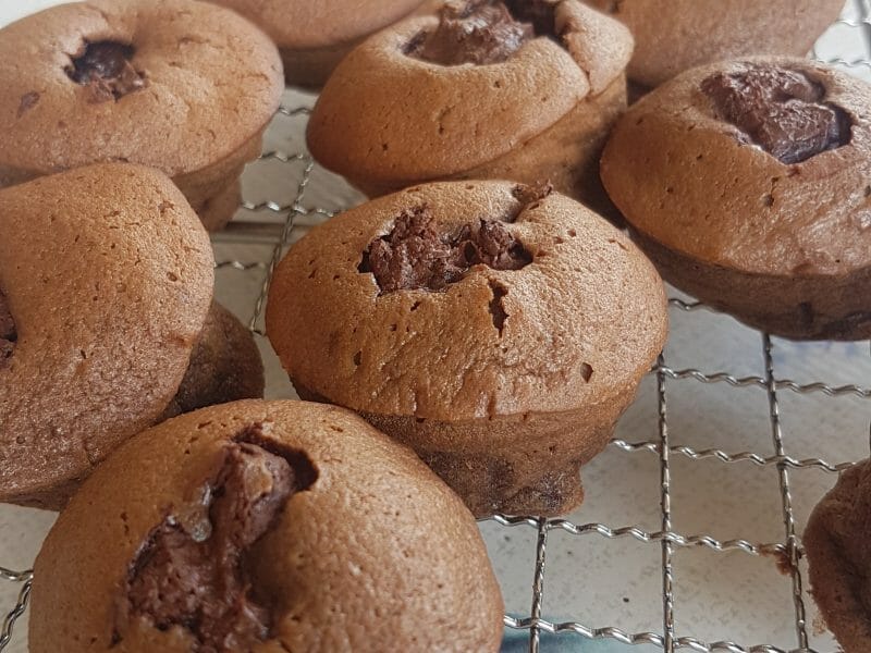 Cliquez pour zoomer ! Fondants aux deux chocolats Thermomix par lyza67