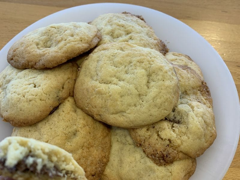 Cliquez pour zoomer ! Cookies fourrés au nutella Thermomix par marine.nonet