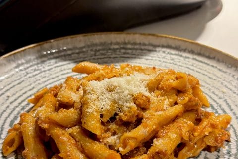 Cliquez pour zoomer ! Penne au chorizo Thermomix par nat2282