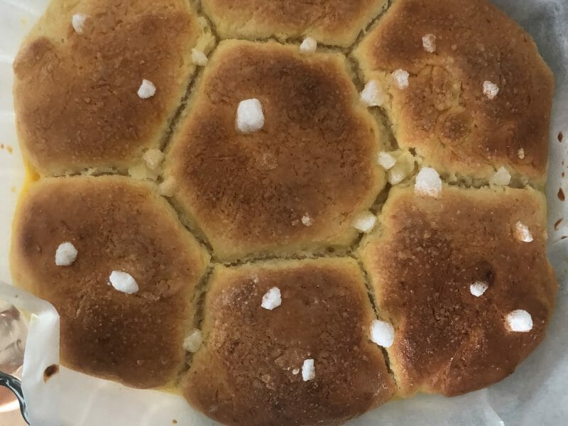 Cliquez pour zoomer ! Brioche tressée à la mie filante Thermomix par lagourmandedu94