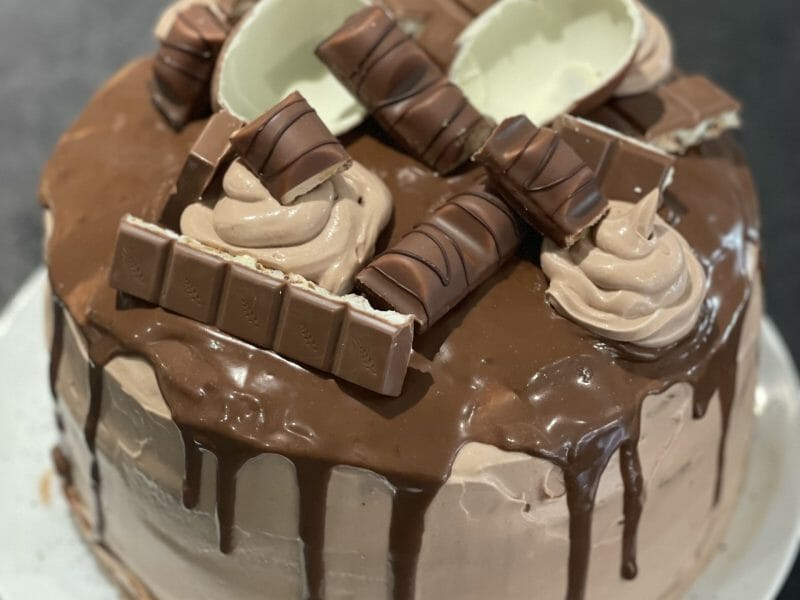 Cliquez pour zoomer ! Layer cake Kinder Bueno Thermomix par miminei15