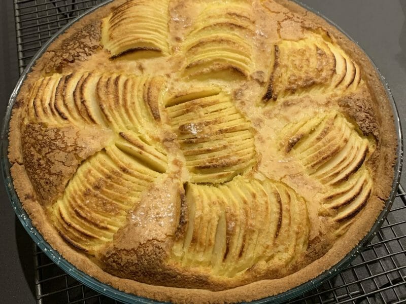 Cliquez pour zoomer ! Tarte normande aux pommes Thermomix par ngee