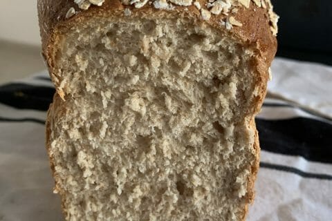 Cliquez pour zoomer ! Pain aux flocons d’avoine et au miel Thermomix par ngee
