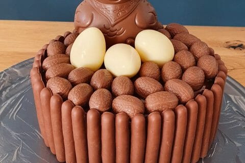 Cliquez pour zoomer ! Gâteau lapin de Pâques Thermomix par lor-ah38