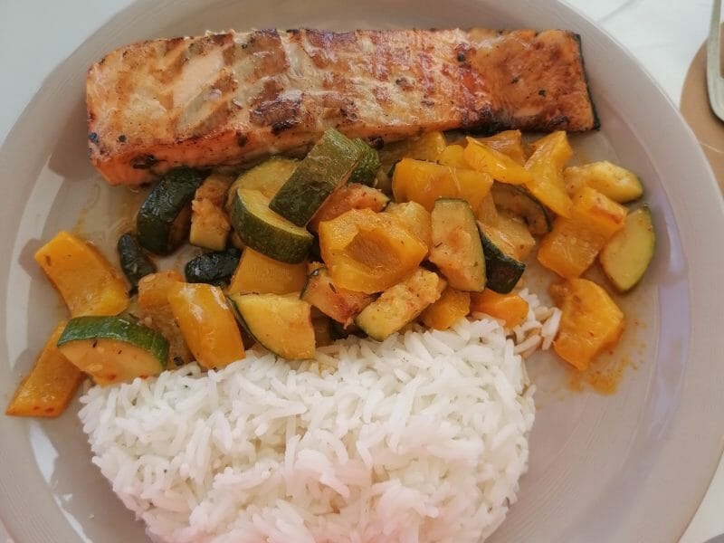 Cliquez pour zoomer ! Saumon au citron et à l’ail Thermomix par Seve59