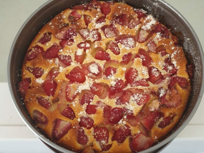 Cliquez pour zoomer ! Clafoutis aux fraises Thermomix par choupette2212