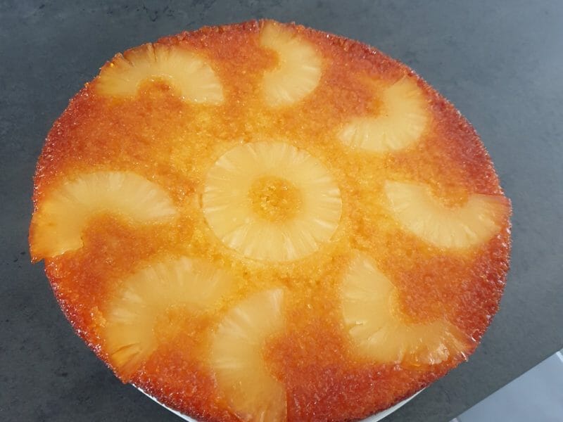 Cliquez pour zoomer ! Gâteau renversé à l’ananas Thermomix par choupette2212