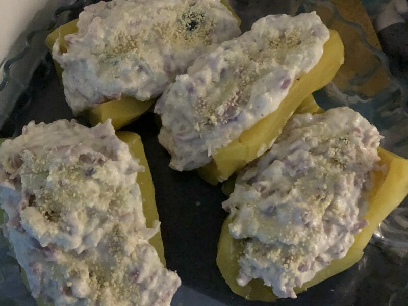 Cliquez pour zoomer ! Courgettes rondes farcies à la ricotta Thermomix par laura31240