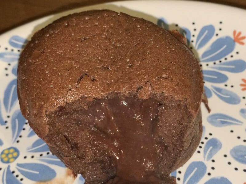 Cliquez pour zoomer ! Moelleux au chocolat cœur fondant Thermomix par Marine