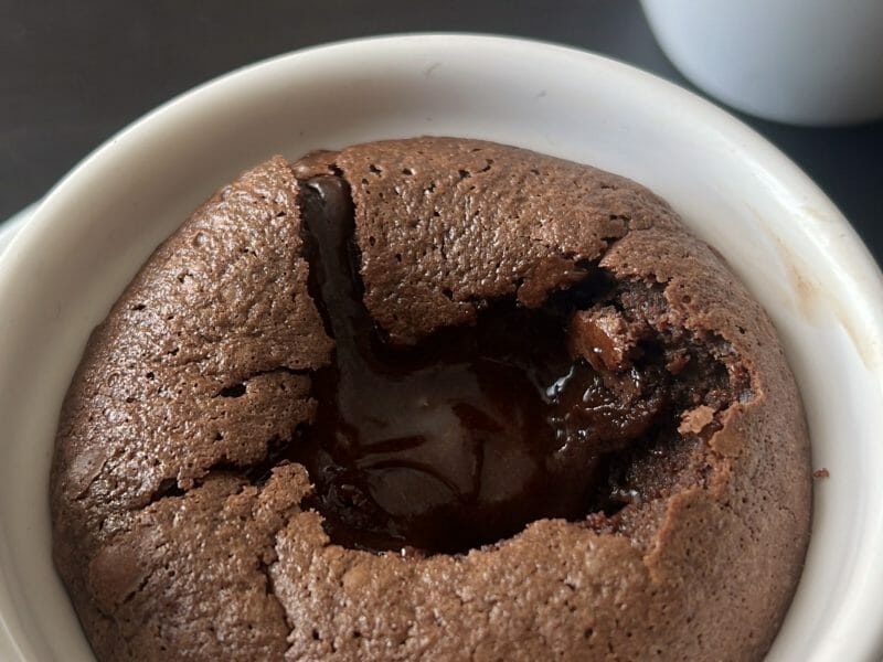 Cliquez pour zoomer ! Ramequins fondants au chocolat Thermomix par Marine