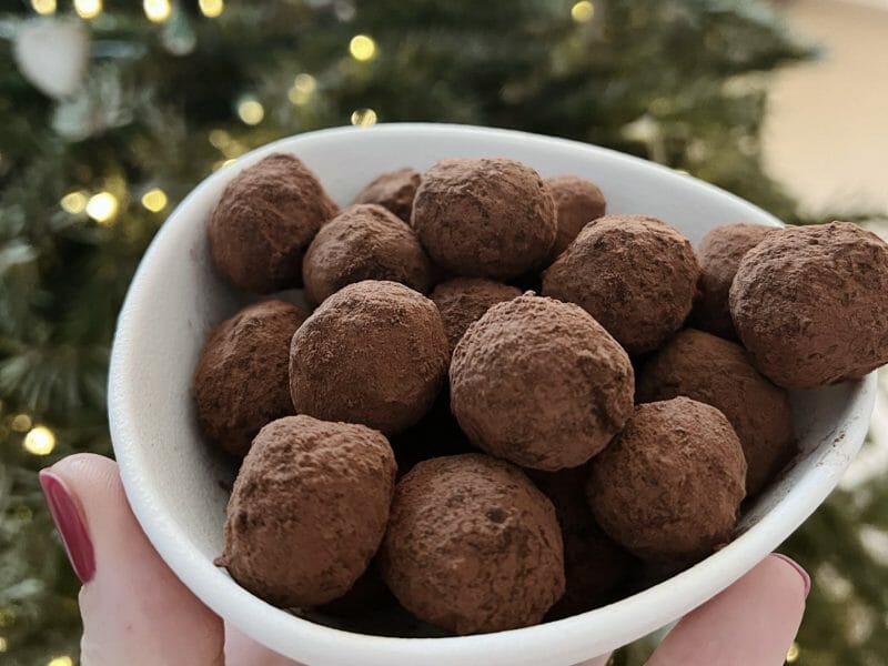 Cliquez pour zoomer ! Truffes au chocolat Thermomix par Marine