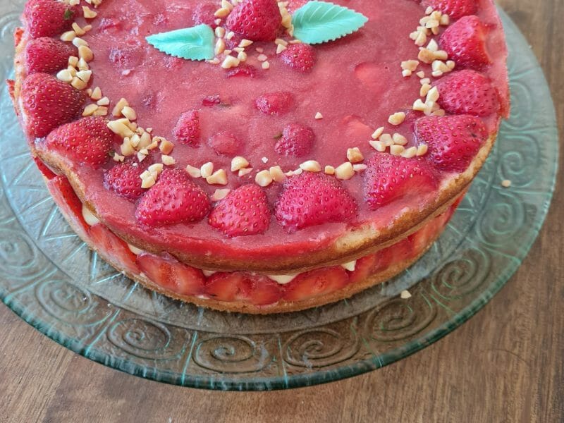 Cliquez pour zoomer ! Fraisier Thermomix par christpecq