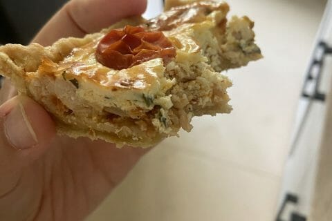Cliquez pour zoomer ! Quiche poulet et tomates cerises Thermomix par nesssy