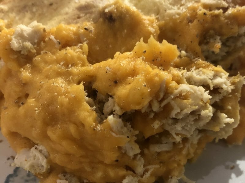Cliquez pour zoomer ! Parmentier de dinde au curry Thermomix par cindy_147