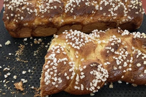 Cliquez pour zoomer ! Brioche tressée à la mie filante Thermomix par floflo.72