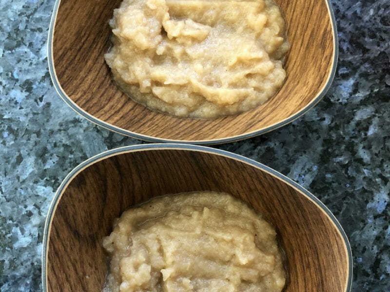 Cliquez pour zoomer ! Compote poires et bananes Thermomix par Chris