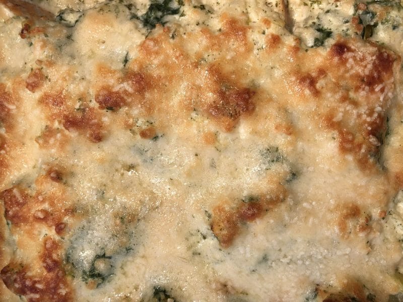 Cliquez pour zoomer ! Gratin de pommes de terre, saumon et épinards Thermomix par Chris