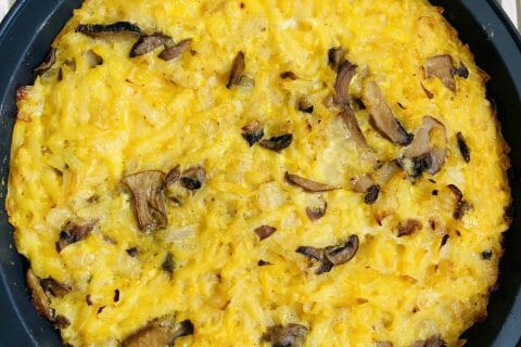 Cliquez pour zoomer ! Tortilla de champignons à l’ail Thermomix par Chris