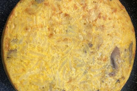 Cliquez pour zoomer ! Tortilla de champignons à l’ail Thermomix par Chris