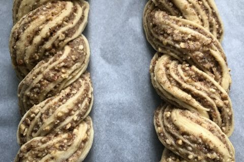 Cliquez pour zoomer ! Brioche tressée aux noisettes Thermomix par Chris